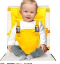 Miniatyrbillede 1 af 8: OBOSOE Børnerejsesæde - Kompakt og transportabelt babysæde med sikkerhedssele