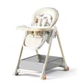 Miniatyrbillede 2 af 2: Baby Spise Stol, Forhøjet Sæde, Flytbart Spædbarnsmøbler, CZY-HVID