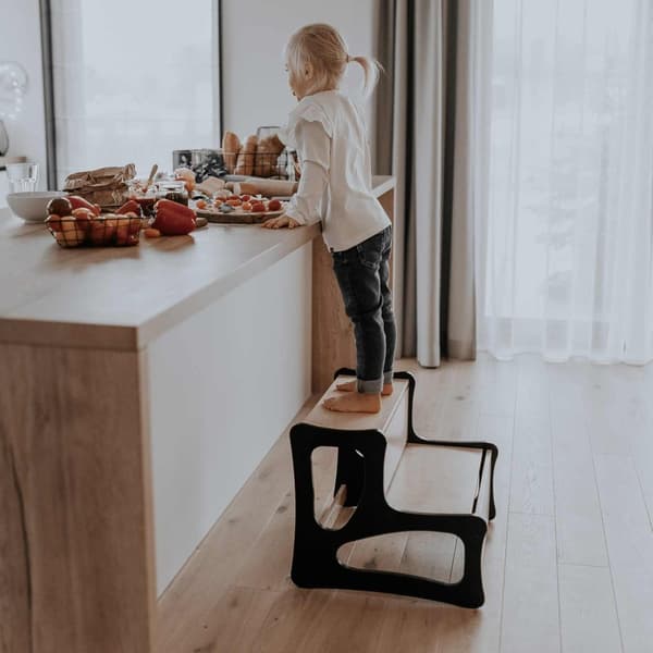 Lasten jakkara, Taaperojakkara, Keittiöjakkara, Kylpyhuonejakkara, Montessori-oppimisjakkara, Puinen jakkara