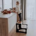 Pikkukuva 6 / 9: Lasten jakkara, Taaperojakkara, Keittiöjakkara, Kylpyhuonejakkara, Montessori-oppimisjakkara, Puinen jakkara