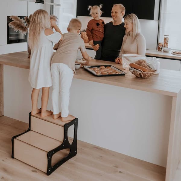 Lasten jakkara, Taaperojakkara, Keittiöjakkara, Kylpyhuonejakkara, Montessori-oppimisjakkara, Puinen jakkara