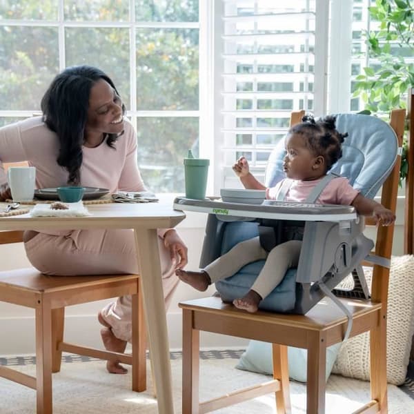 INGENUITY 7-i-1 barnstol från födseln till 5 år Korrekt positionering - Chambray - Babysitter, Bältesstol, Sittdel