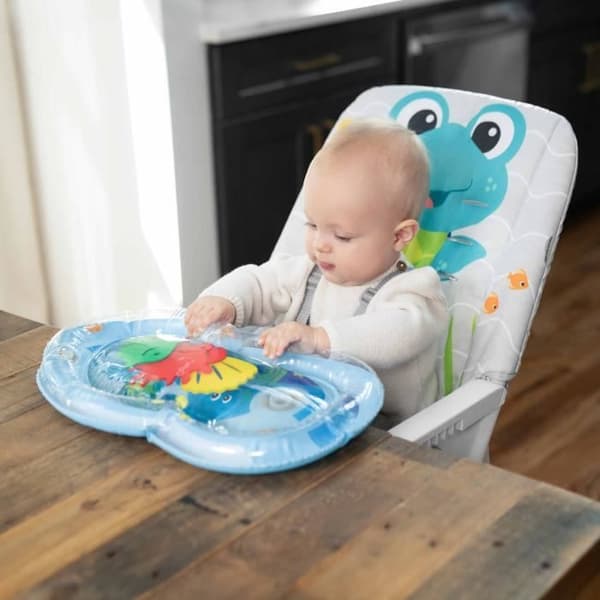 BABY EINSTEIN NEPTUNE Barnstol för spädbarn från 6 månader till 3 år, inklusive: vattenmatta, säkerhetsplatta, bricka och förvaringsficka
