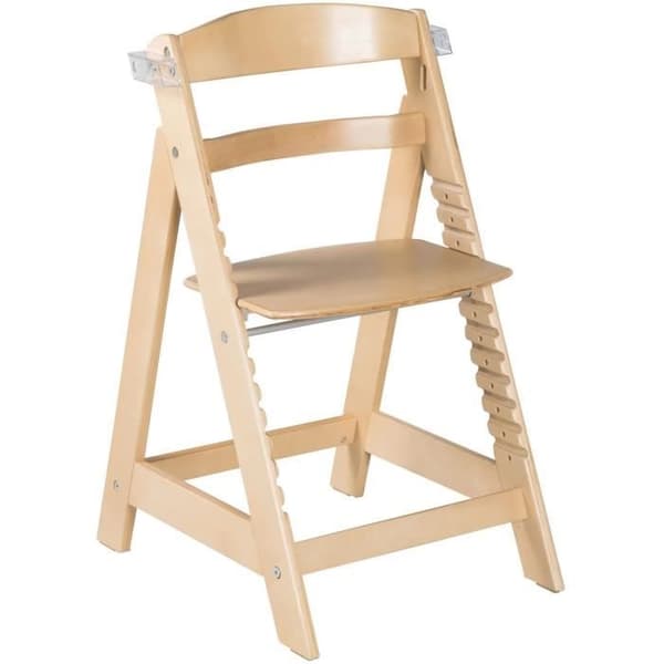 Barnstol - ROBA - SIT UP CLICK & FUN - Avtagbar matbricka - Justerbar höjd - Upp till 70 kg - Naturträ