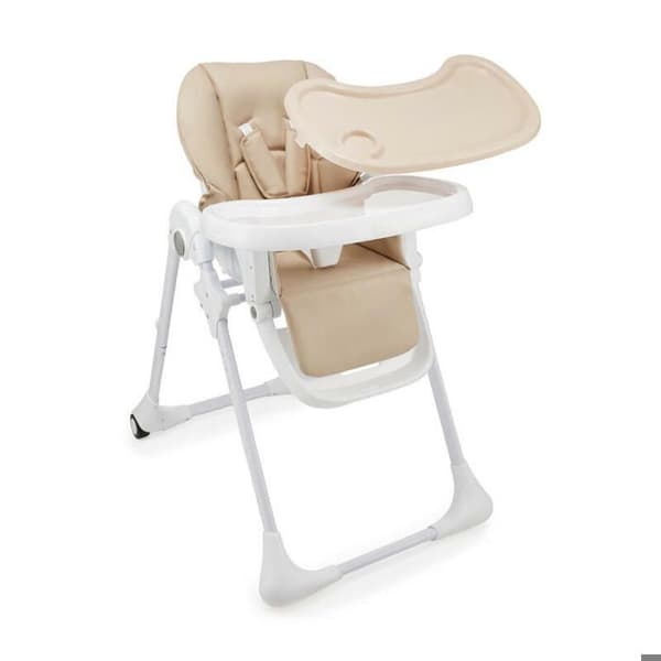 KINDERKRAFT - Hög stol Tummie - Beige
