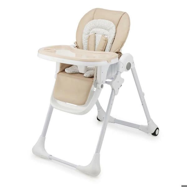 KINDERKRAFT - Hög stol Tummie - Beige