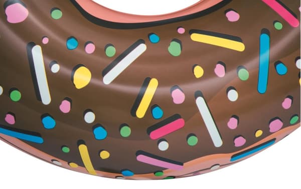 Badring 107cm ''Doughnut'', Choklad
