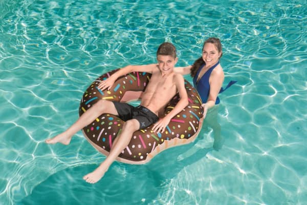 Badring 107cm ''Doughnut'', Choklad