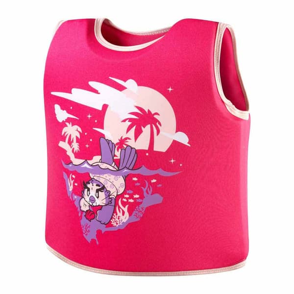 Speedo Väst Learn To Swim Character Printed Röd 24 Months-4 Years