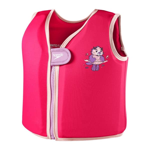 Speedo Väst Learn To Swim Character Printed Röd 24 Months-4 Years
