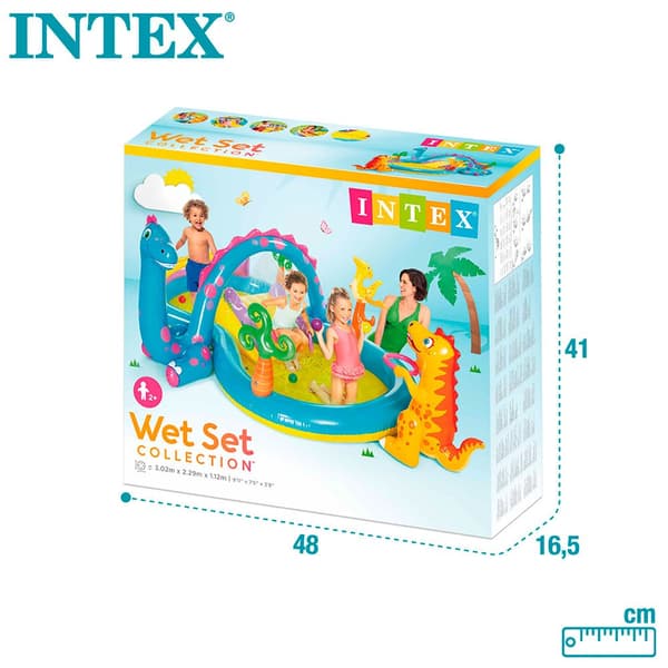 Intex Dinosaur Pool Monivärinen 333 x 229 x 112 cm