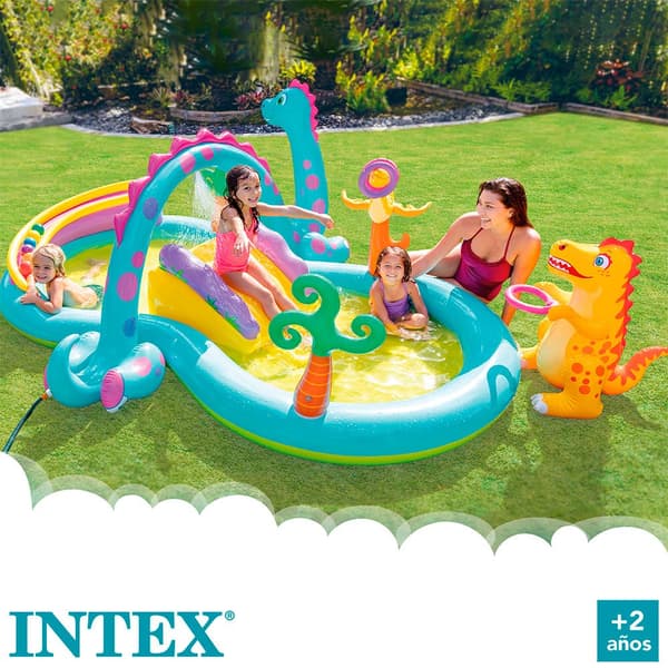 Intex Dinosaur Pool Monivärinen 333 x 229 x 112 cm