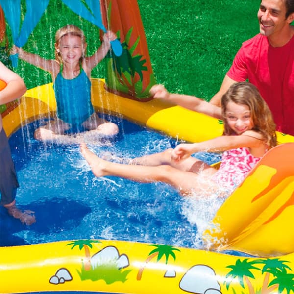 Intex Inflatable Dinosaur Play Centre Flerfarvet