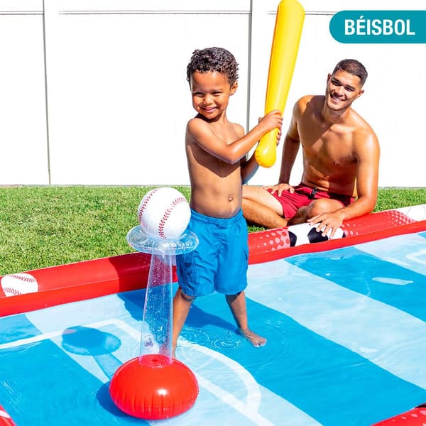 Intex Multisport Inflatable Play Center 325x267x102 Cm Flerfarvet 325 x 267 x 102 cm