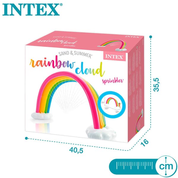 Intex Rainbow With Sprinkler 300x109x180 Cm Flerfärgad 300 x 109 x 180 cm