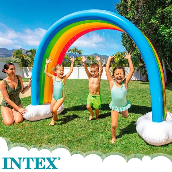 Intex Rainbow With Sprinkler 300x109x180 Cm Flerfärgad 300 x 109 x 180 cm