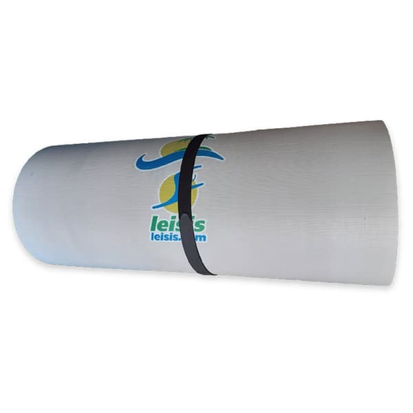 Leisis Flydende Måtte Family Flot Rolling 6m Grå 600x145x3.3 cm