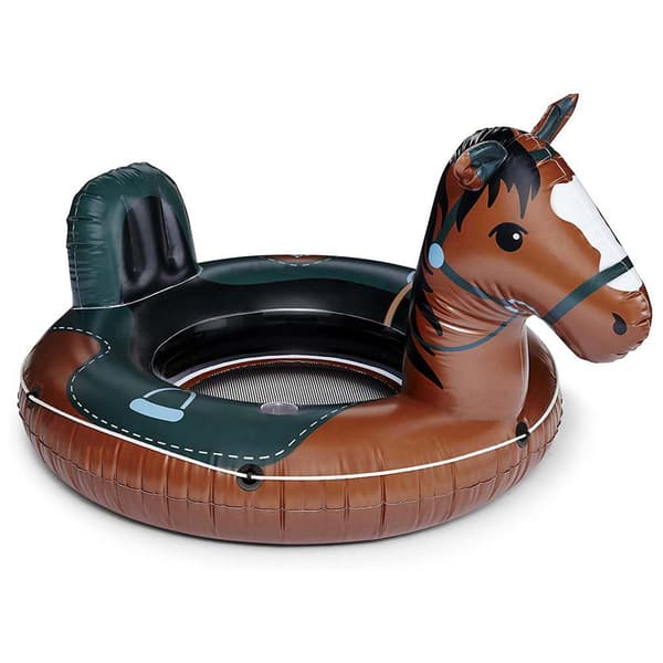 Bigmouth Inc Horse River Tube Float Gylden 81 x 117 x 152 cm