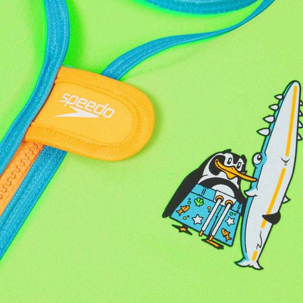 Speedo Vest Learn To Swim Character Printed Grøn 4-6 Years