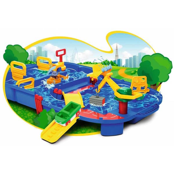 Aquaplay Vandspilsæt Aqualock 516 85x65x22 Cm Blå
