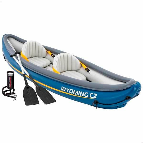 Color Baby Puhallettava Kanootti 2 307x89x53 Cm C2 Ihmiset Kanssa Airot 307x89x53 Cm Hopeinen