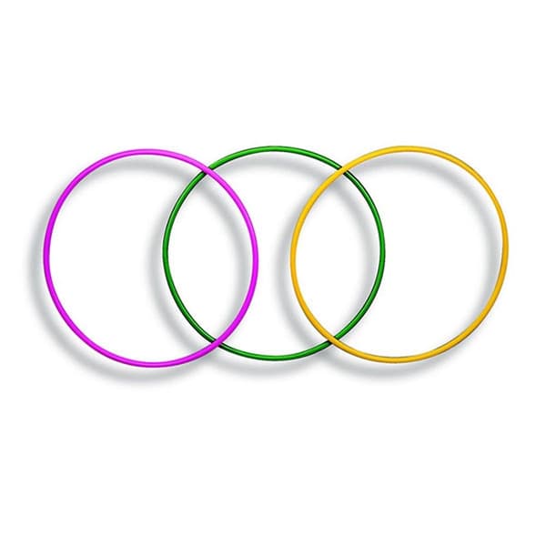 Ology Slalom Rings 3 Units Flerfärgad