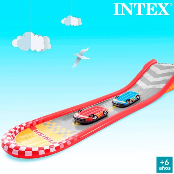 Intex Racing Fun Slidng Track 561x119x79 Cm Flerfarvet 561 x 119 x 79 cm