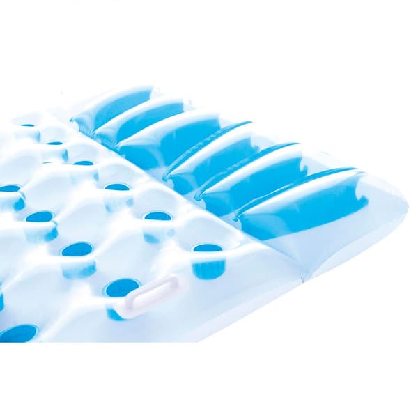 Bestway Pool Luftmadrasser Transparent 193 x 142 cm