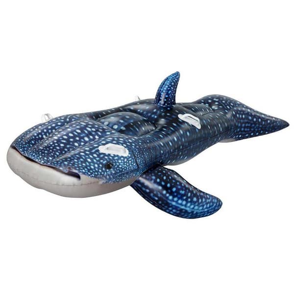 Bestway Whale Shark Pool Luftmadrasser Blå 193 x 122 cm