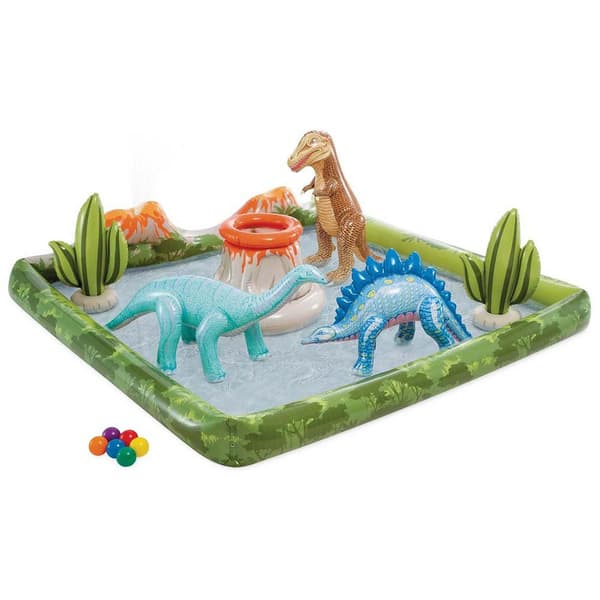 Intex Vandspilscenter Jurassic Adventure  201x201x36 cm