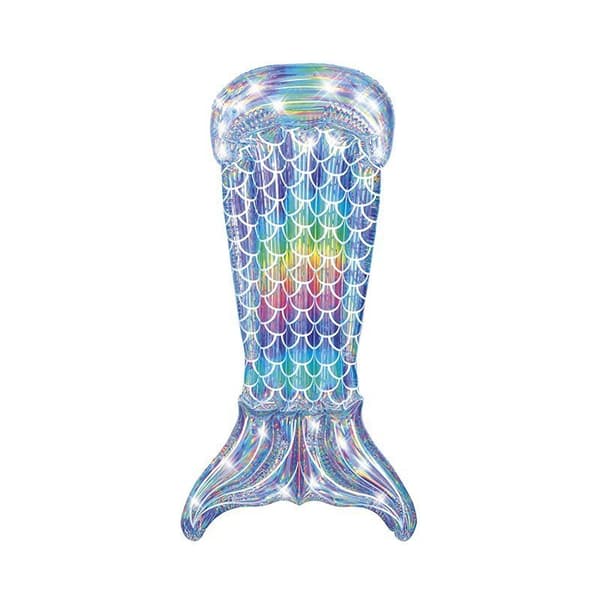 Bestway Mermaid Tail Luftmadras Til Pool Flerfarvet 193 x 101 cm