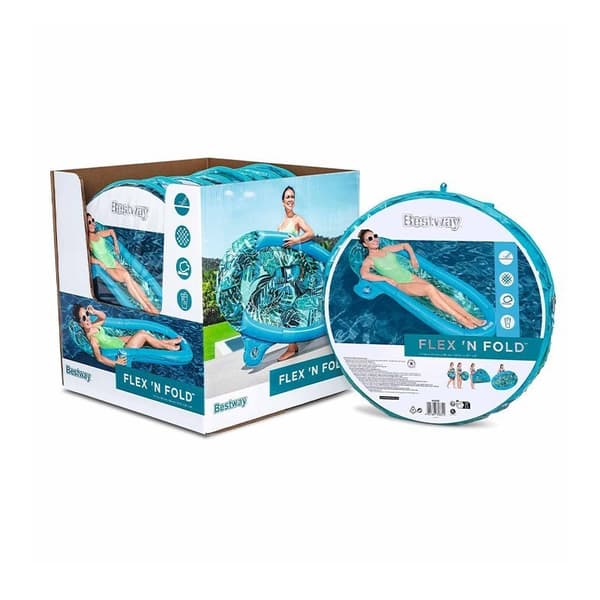 Bestway Flex´n Fold Luftmadras Til Pool Flerfarvet 171 x 94 cm