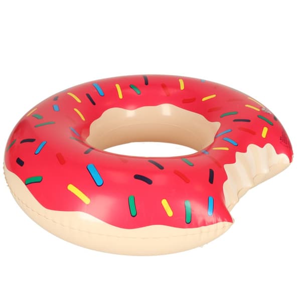 Donut uppblåsbar simring, rosa, 50cm, max 20kg, 3-6 år gammal