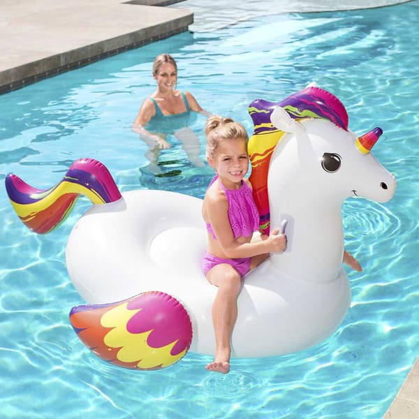 Bestway Unicorn-altaan Ilmapatjat Monivärinen 150 x 117 cm