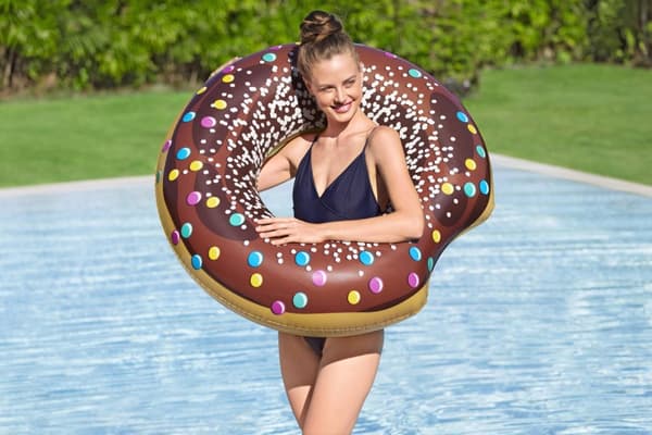 94cm 'Donut' badring, brun
