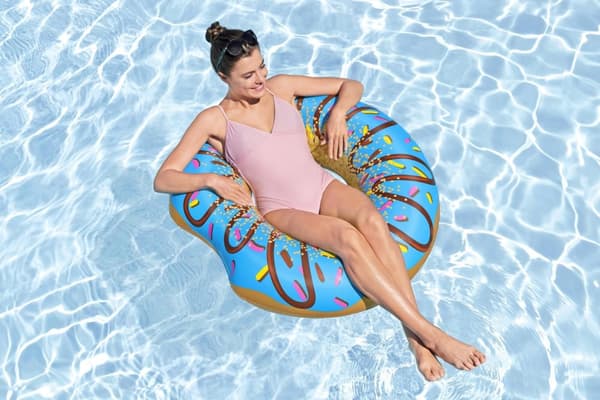 Badring 107 cm ''Donut'', Blå