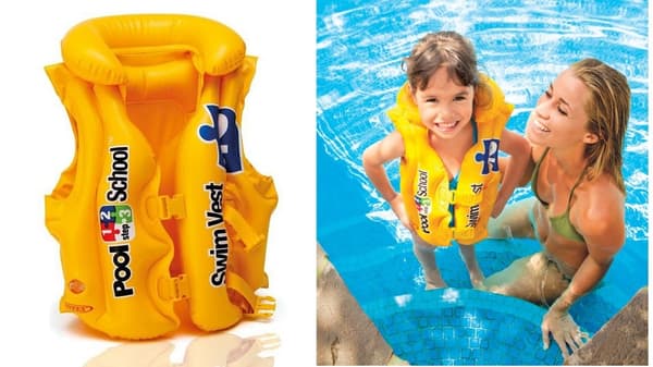 Intex Pool School 2 DeLuxe Flytväst 3-6 år