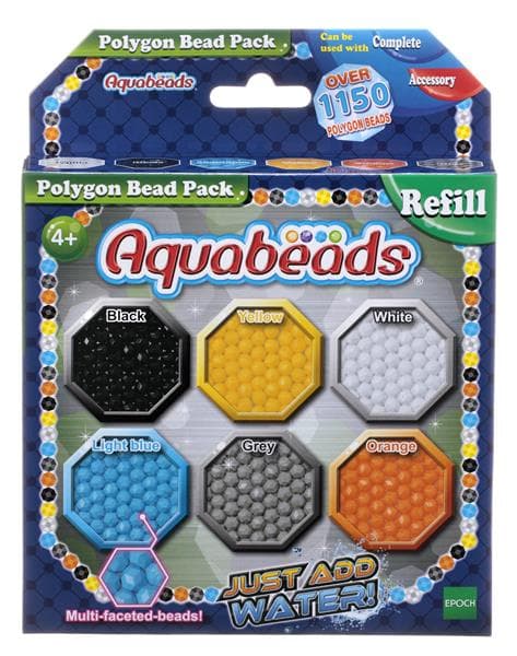 Aquabeads, Förpackning med polygonpärlor