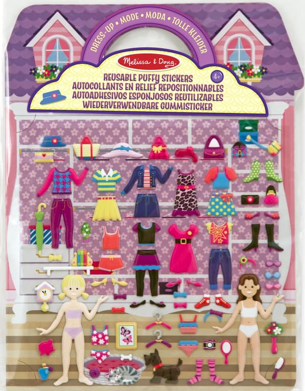 Återanvändbara Puffy Stickers Dress-Up Melissa & Doug