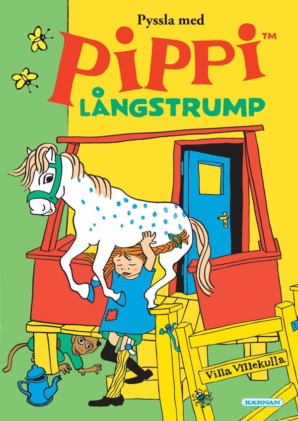 Pysselbok Pippi med klistermärken, Kärnan