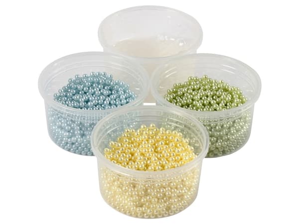 Creativ Company Pearl Clay Pastell Blue Ziel. Gul
