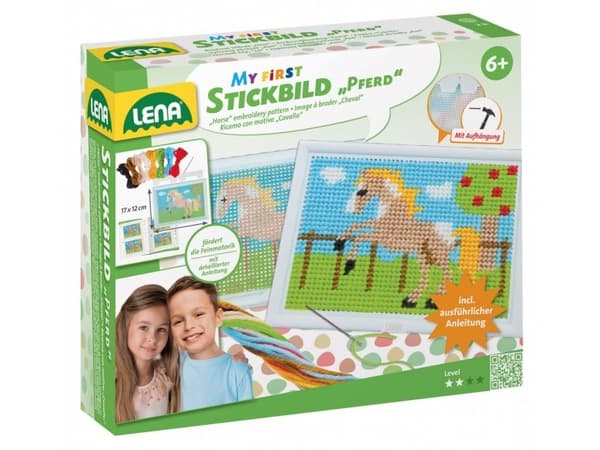 Lena My First Embroidery - Hevoset Stramaj lapsille