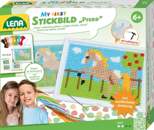 Lena My First Embroidery - Hevoset Stramaj lapsille