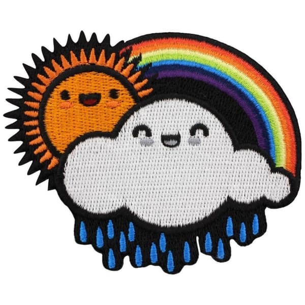 Grindstore Rainbow Sky Patch Multicoloured One Size