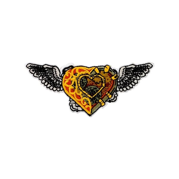 Grindstore Steampunk hjärta lapp Multicoloured One Size