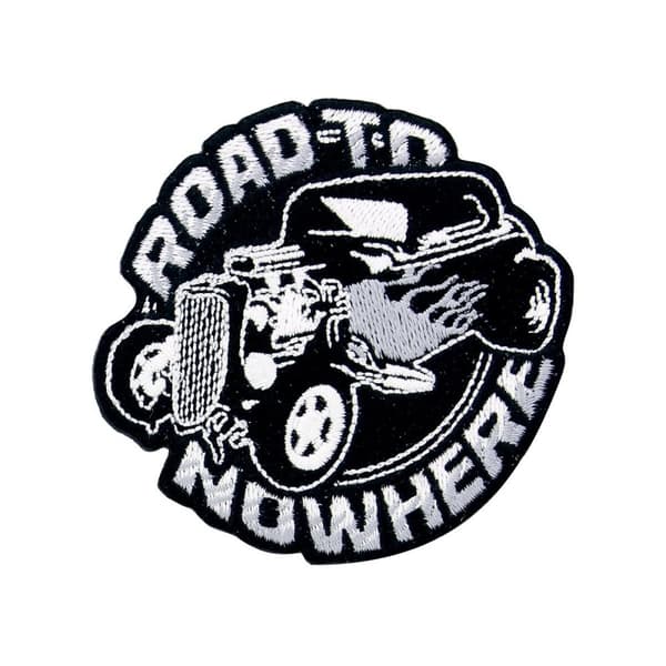 Grindstore Road To Nowhere Patch Black/White One Size