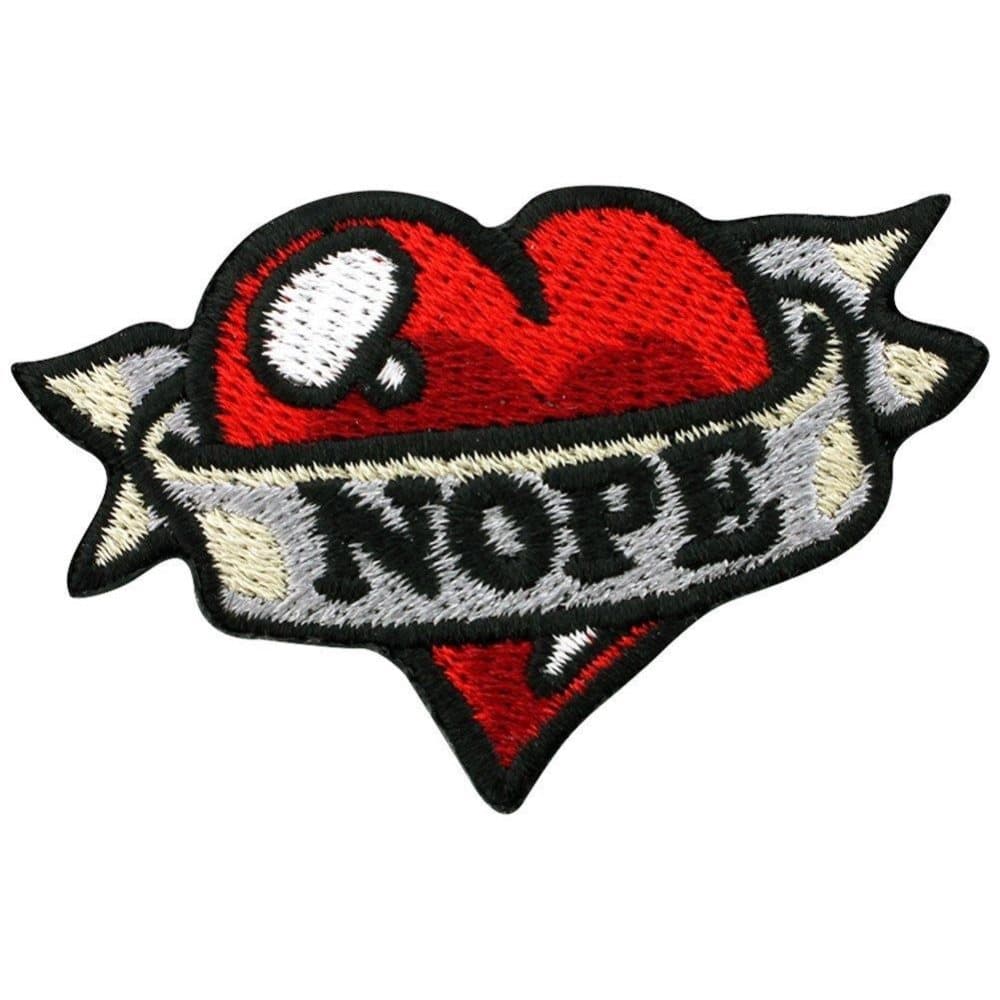Grindstore Nope Heart Patch