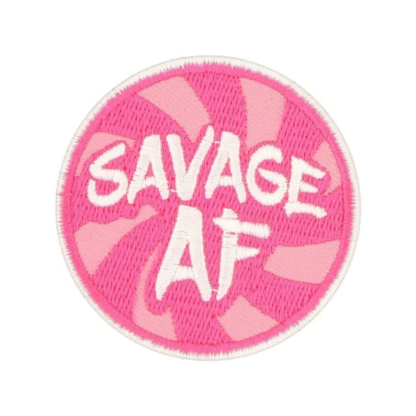 Grindstore Savage AF Patch Pink One Size