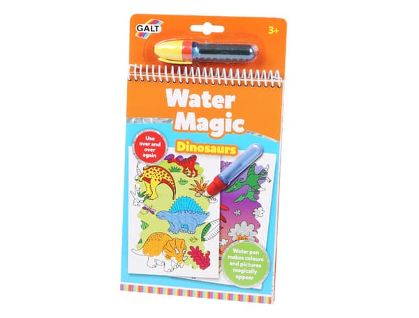Målarbok Water Magic Dinosaurier Galt | CDON