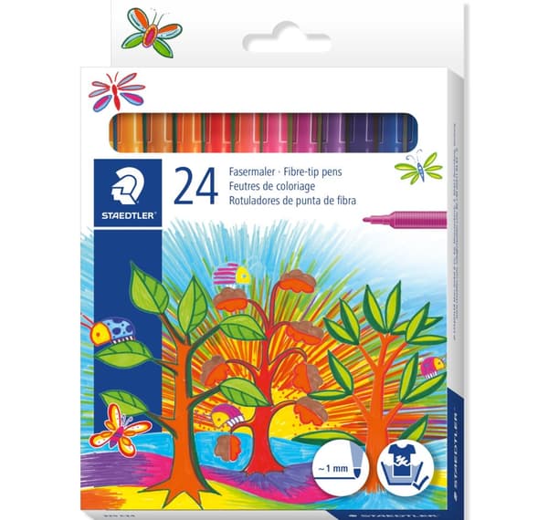 Tuschpennor 24-p Noris Club® Staedtler